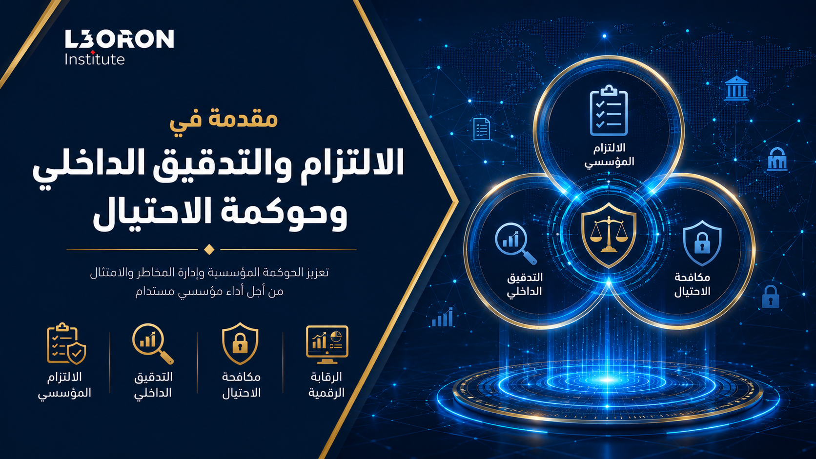 مقدمة في الالتزام والتدقيق الداخلي وحوكمة الاحتيال