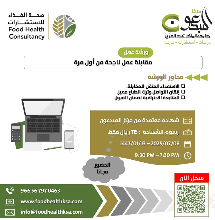 Thumbnail for course ورشة عمل مقابلة عمل ناجحة من أول مرة