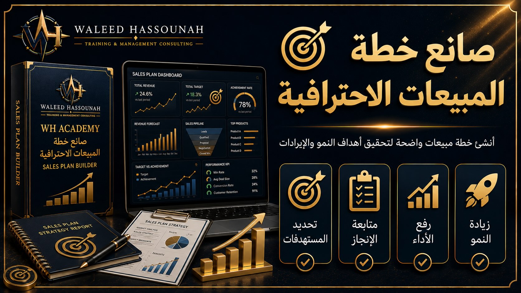 🎯 صانع خطة المبيعات الاحترافية