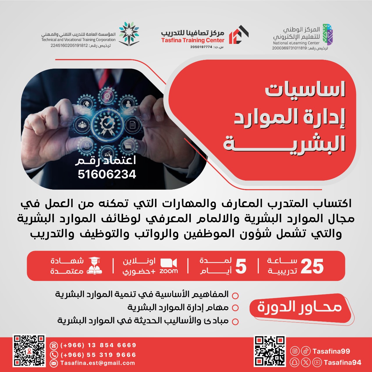Thumbnail for course اساسيات إدارة الموارد البشرية