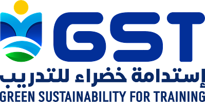 شعار مركز أستدامة خضراء للتدريب