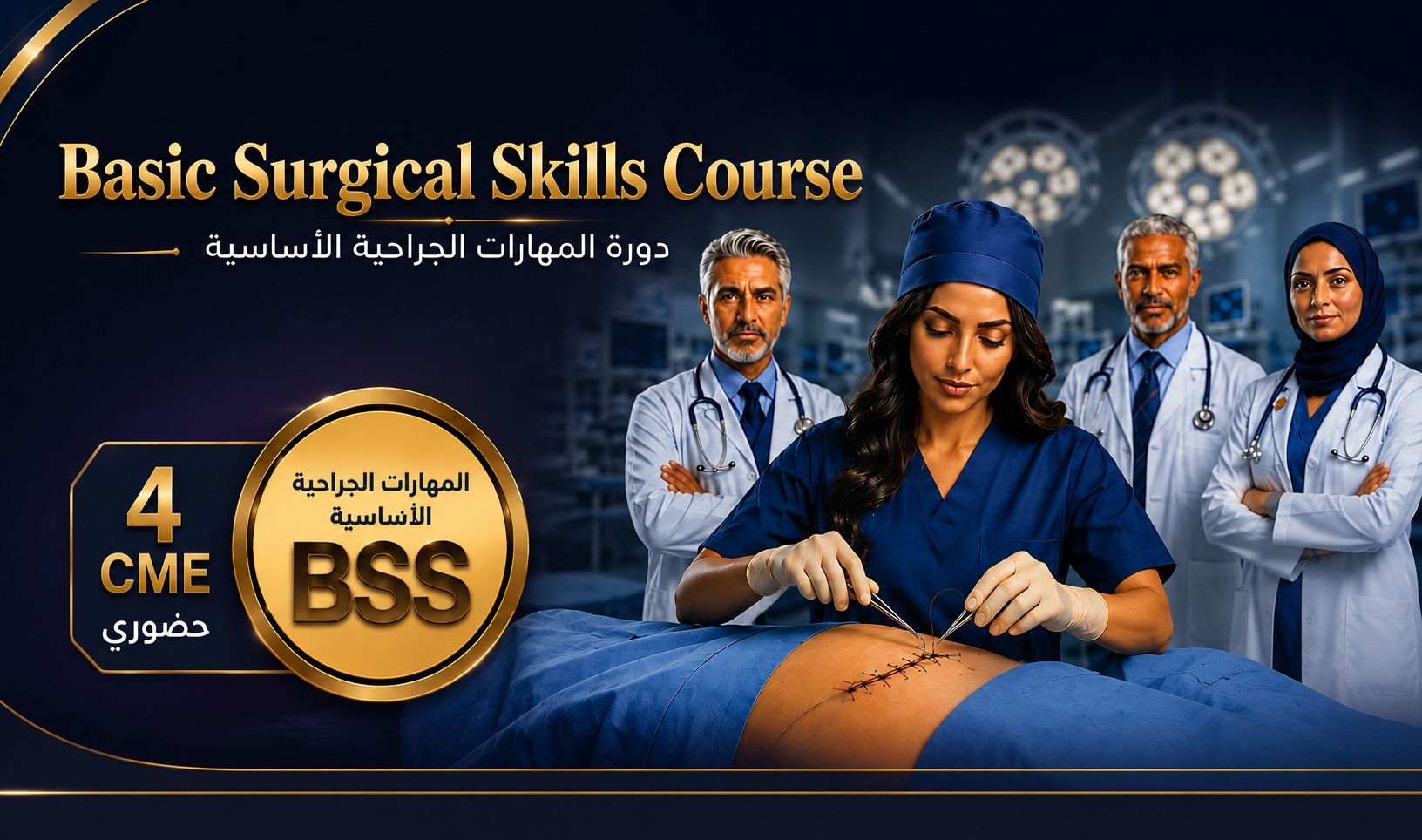 دورة المهارات الجراحية الأساسية (Basic Surgical Skills Course) 